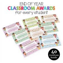 Load image into Gallery viewer, End of Year Classroom Awards - Certificate Bundle (40 Titles)
