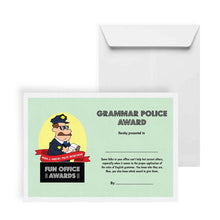 Load image into Gallery viewer, Grammar Police Award
