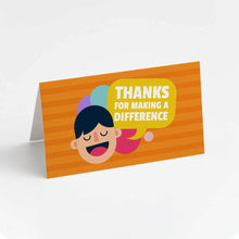 Load image into Gallery viewer, Thank You Note - Thanks For Making A Difference
