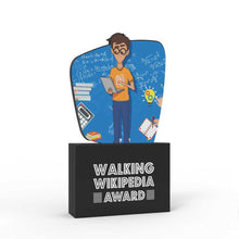 Load image into Gallery viewer, Walking Wikipedia Award (Male)

