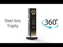 Load and play video in Gallery viewer, Steel Axis Trophy - Best Employee Award
